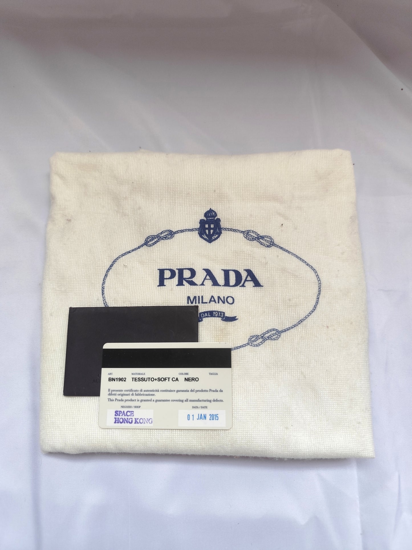 Prada Tessuto Soft Nera