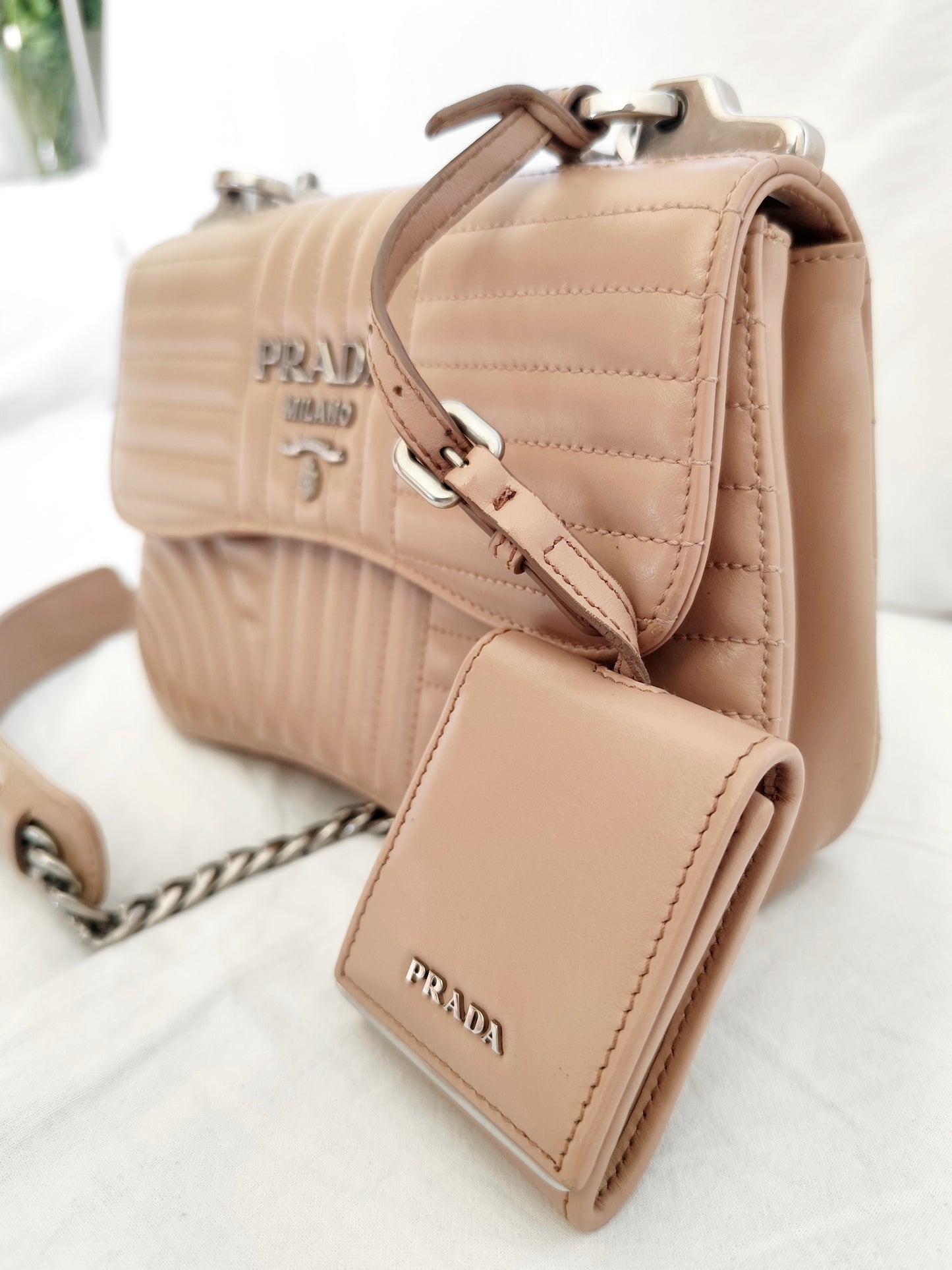 Prada Diagramme Rosa Cipria