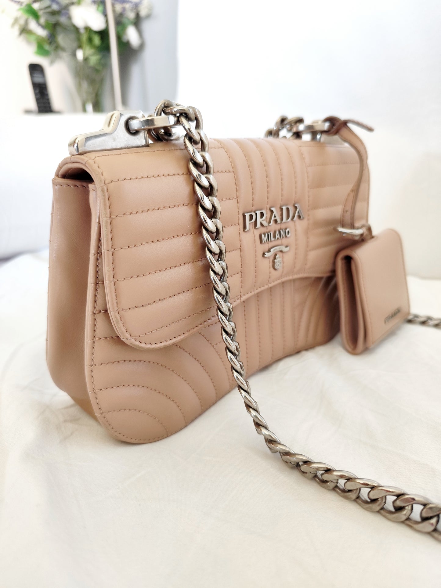 Prada Diagramme Rosa Cipria