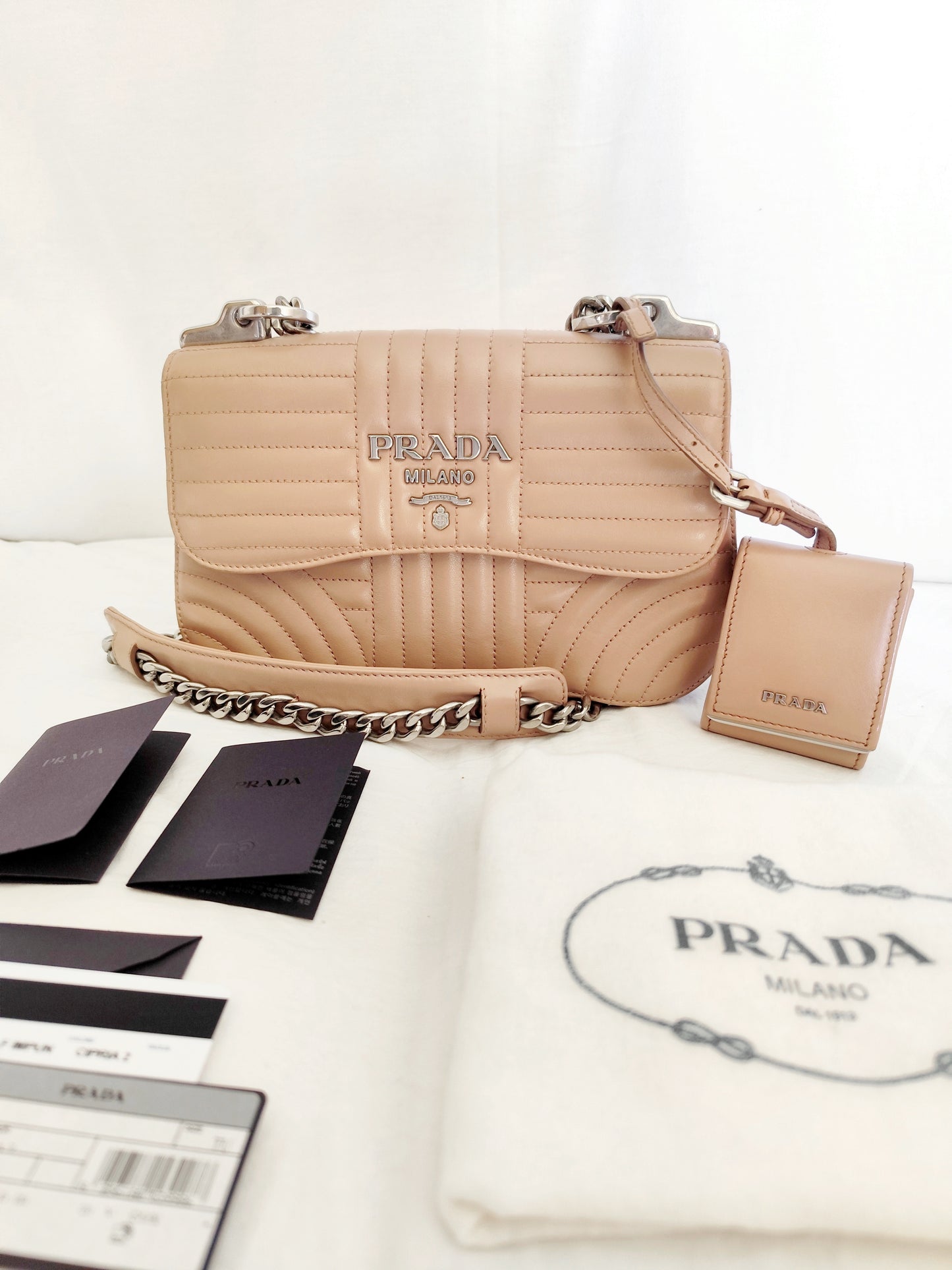 Prada Diagramme Rosa Cipria