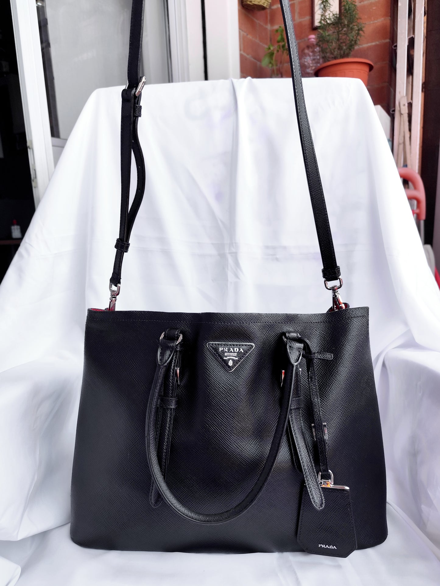 Prada Saffiano Cuir Double