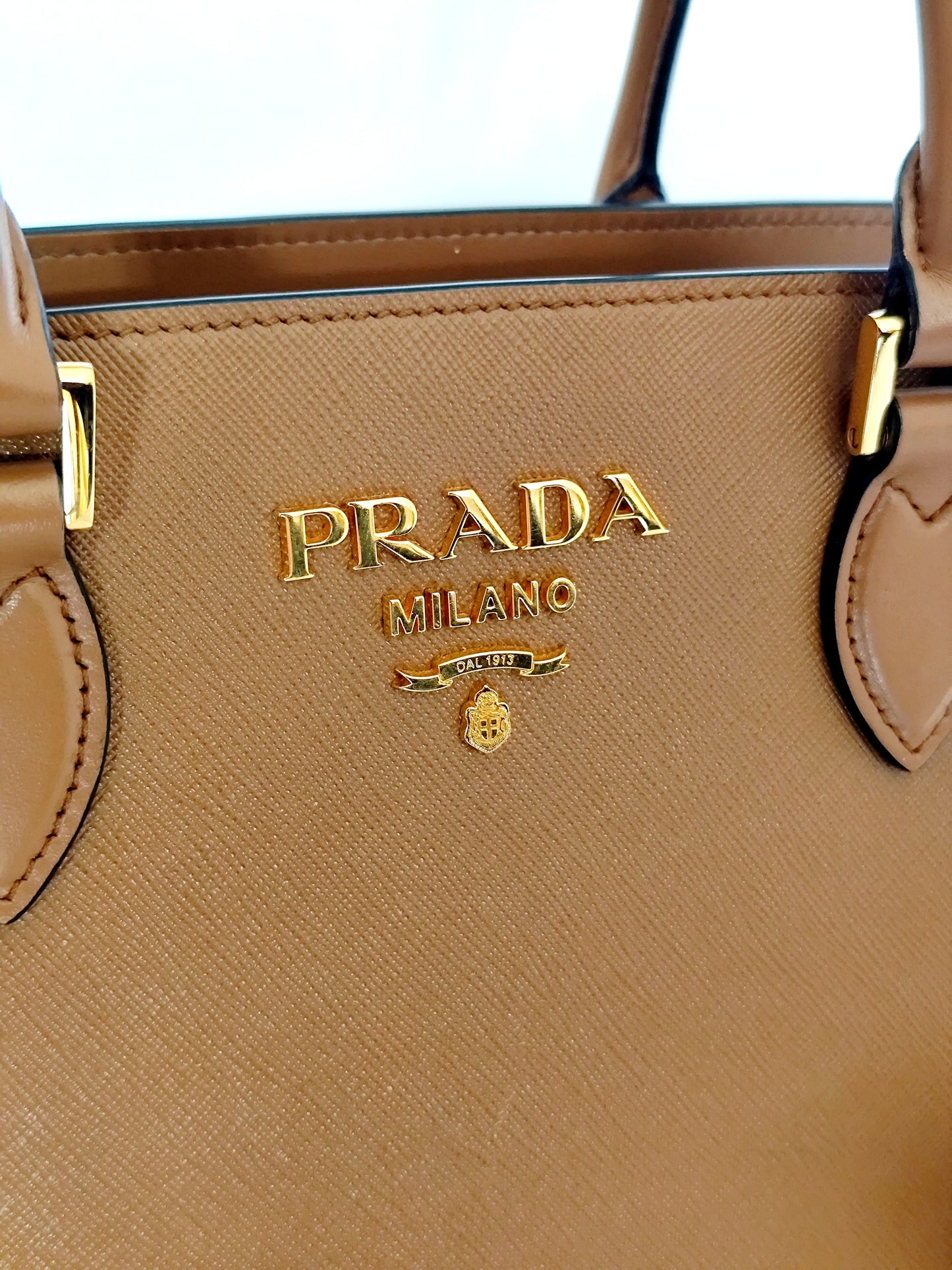 Prada Saffiano Cannella