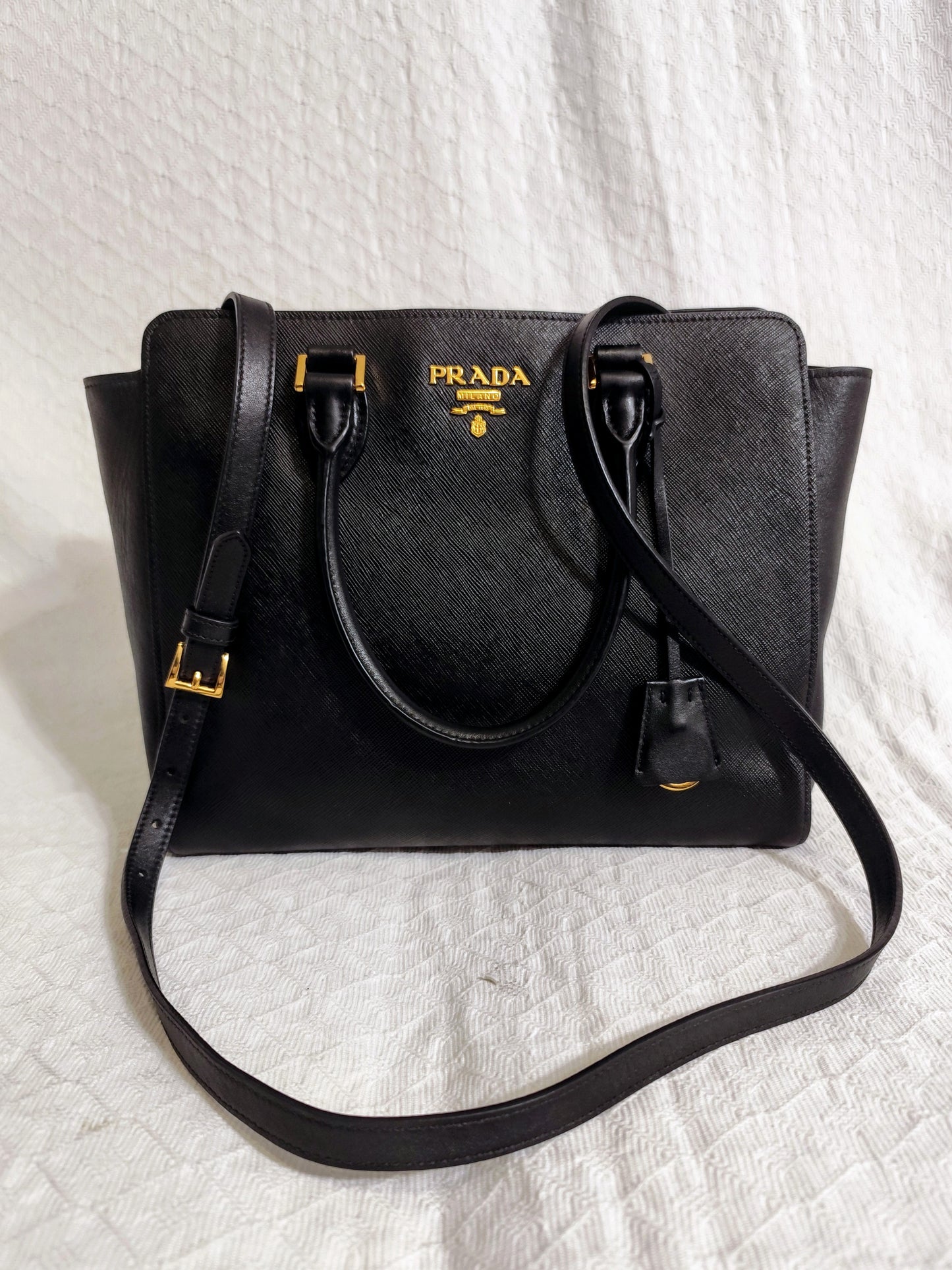 Prada Saffiano Soft C Nera