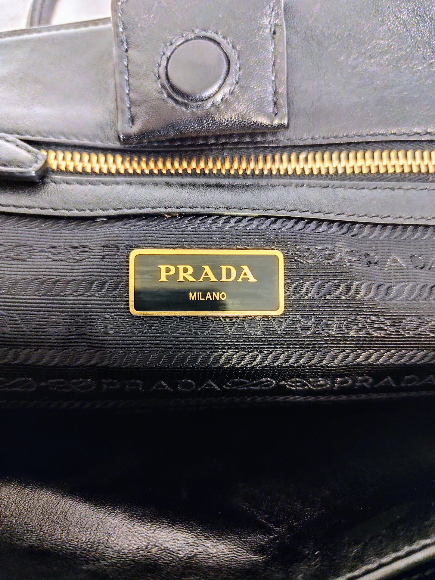 Prada Saffiano Soft C Nera