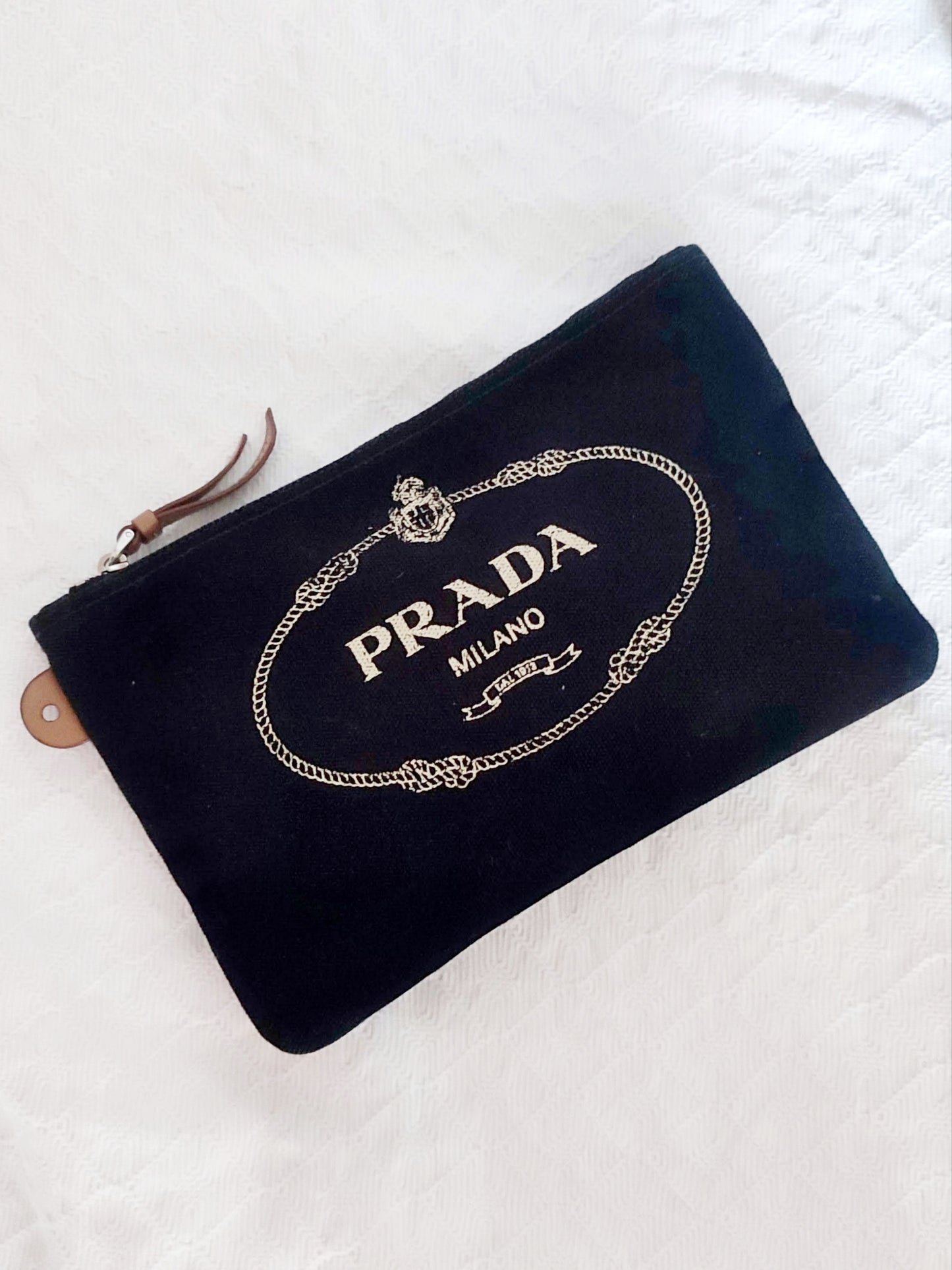 Prada Shopper Canvas con Pochette