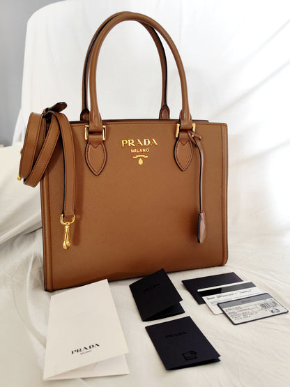 Prada Saffiano Cannella