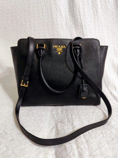 Prada Saffiano Soft C Nera